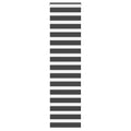 Vidaxl zebra rolgordijn 65x200 cm stofbreedte 60,9 cm zwart