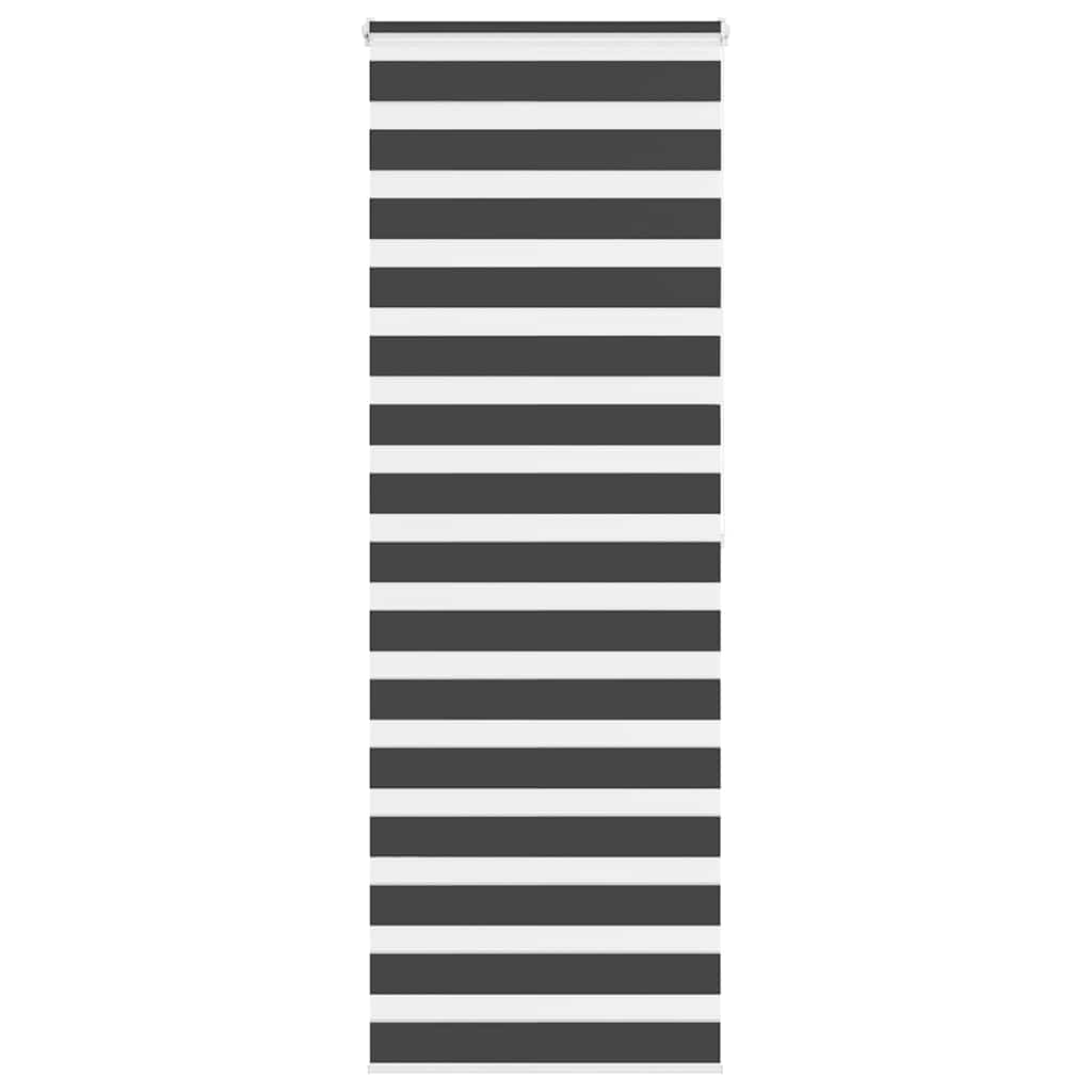 Vidaxl zebra rolgordijn 70x200 cm stofbreedte 65,9 cm zwart
