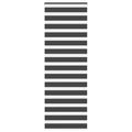 Vidaxl zebra rolgordijn 85x200 cm stofbreedte 80,9 cm zwart