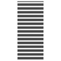 Vidaxl zebra rolgordijn 105x200 cm stofbreedte 100,9 cm zwart