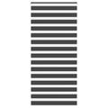 Vidaxl zebra rolgordijn 110x200 cm stofbreedte 105,9 cm zwart