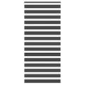 Vidaxl zebra rolgordijn 115x200 cm stofbreedte 110,9 cm zwart