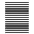Vidaxl zebra rolgordijn 155x200 cm stofbreedte 150,9 cm zwart