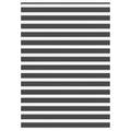 Vidaxl zebra rolgordijn 165x200 cm stofbreedte 160,9 cm zwart