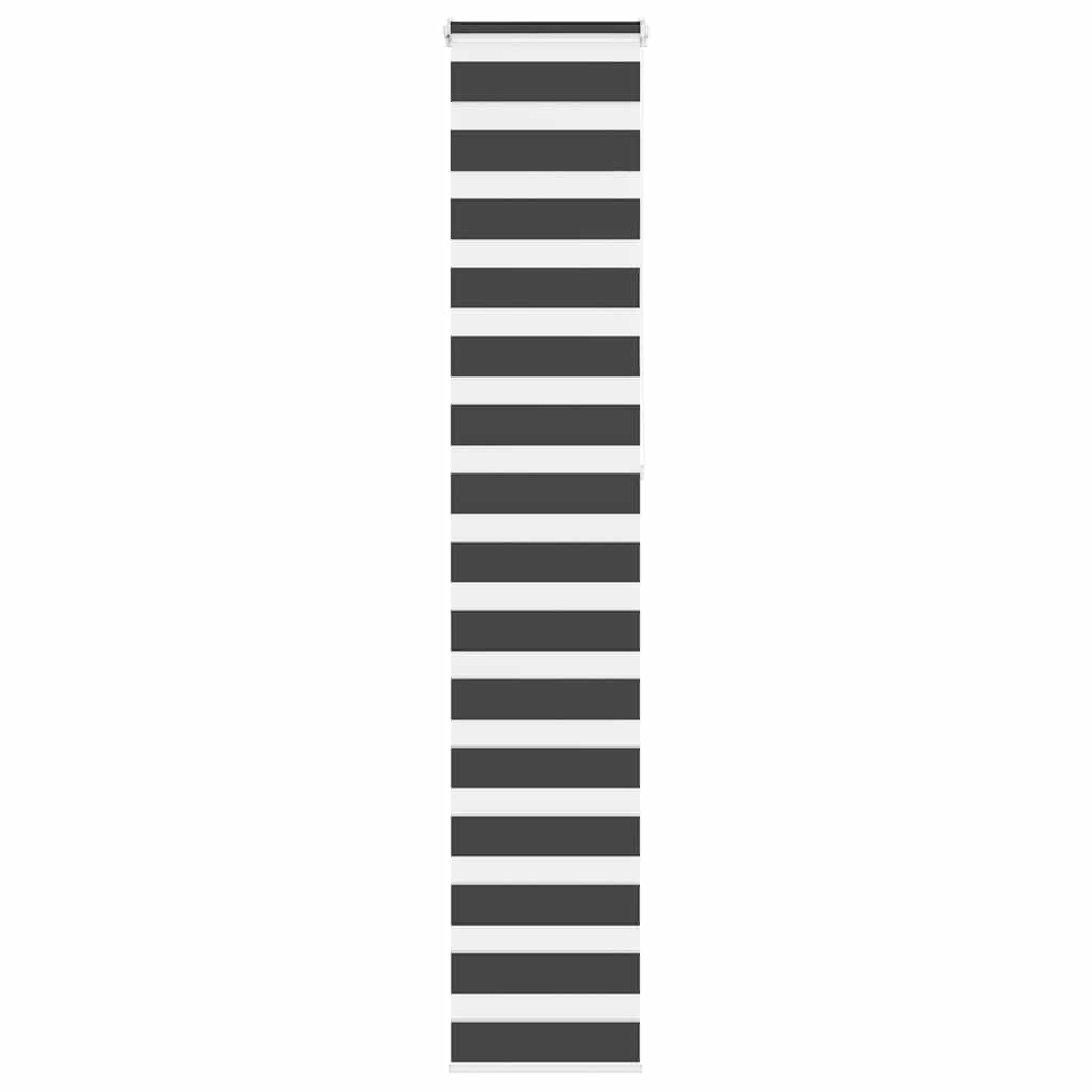 VidaXL Zebra-Rollo 40 x 230 cm, Stoffbreite 35,9 cm, schwarz