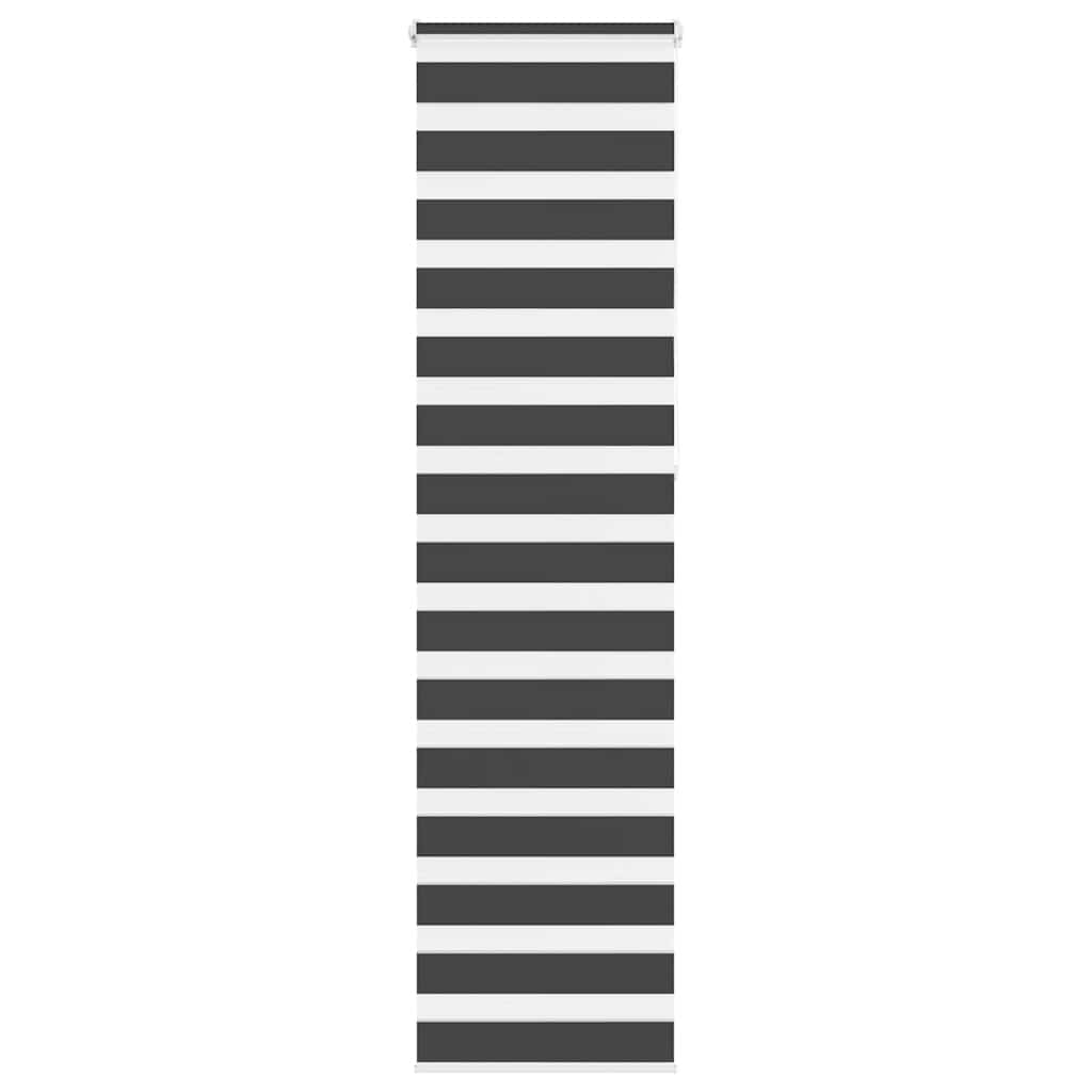 VidaXL Zebra-Rollo 50 x 230 cm, Stoffbreite 45,9 cm, schwarz
