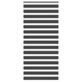 Vidaxl zebra rolgordijn 105x230 cm stofbreedte 100,9 cm zwart