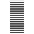 Vidaxl zebra rolgordijn 115x230 cm stofbreedte 110,9 cm zwart