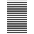 Vidaxl zebra rolgordijn 140x230 cm stofbreedte 135,9 cm zwart