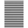 Vidaxl zebra rolgordijn 155x230 cm stofbreedte 150,9 cm zwart
