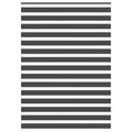 Vidaxl zebra rolgordijn 160x230 cm stofbreedte 155,9 cm zwart