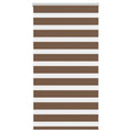 Vidaxl zebra rolgordijn 75x100 cm stofbreedte 70,9 cm polyester bruin