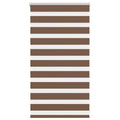 Vidaxl zebra rolgordijn 90x100 cm stofbreedte 85,9 cm polyester bruin