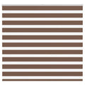 Vidaxl zebra rolgordijn 165x100 cm stofbreedte 160,9cm polyester bruin