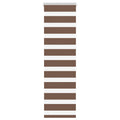 Vidaxl zebra rolgordijn 45x150 cm stofbreedte 40,9 cm polyester bruin