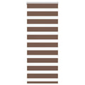Vidaxl zebra rolgordijn 60x150 cm stofbreedte 55,9 cm polyester bruin