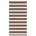 VidaXL Zebra-Rollo 90 x 150 cm, Staubbreite 85,9 cm, Polyester, Braun