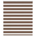 VidaXL Zebra-Rollo 125 x 150 cm, Stoffbreite 120,9 cm, Polyester, braun
