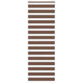Vidaxl zebra rolgordijn 75x200 cm stofbreedte 70,9 cm polyester bruin
