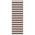 Vidaxl zebra rolgordijn 90x200 cm stofbreedte 85,9 cm polyester bruin