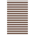 Vidaxl zebra rolgordijn 150x200 cm stofbreedte 145,9cm polyester bruin