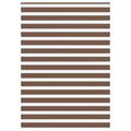 Vidaxl zebra rolgordijn 165x200 cm stofbreedte 160,9cm polyester bruin