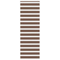 Vidaxl zebra rolgordijn 70x230 cm stofbreedte 65,9 cm polyester bruin