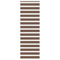 Vidaxl zebra rolgordijn 80x230 cm stofbreedte 75,9 cm polyester bruin