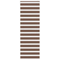 Vidaxl zebra rolgordijn 85x230 cm stofbreedte 80,9 cm polyester bruin