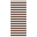Vidaxl zebra rolgordijn 100x230 cm stofbreedte 95,9 cm polyester bruin