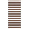 Vidaxl zebra rolgordijn 105x230 cm stofbreedte 100,9cm polyester bruin