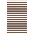 VidaXL Zebra-Rollo, 150 x 230 cm, Stoffbreite 145,9 cm, Polyester, braun
