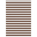 Vidaxl zebra rolgordijn 155x230 cm stofbreedte 150,9cm polyester bruin