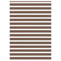 Vidaxl zebra rolgordijn 165x230 cm stofbreedte 160,9cm polyester bruin