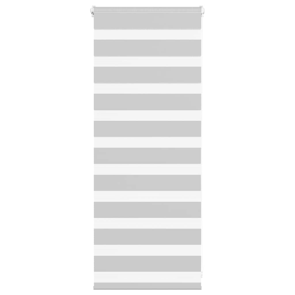 VidaXL Zebra-Rollo 60 x 100 cm, Stoffbreite 55,9 cm, hellgrau