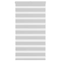 Vidaxl zebra rolgordijn 90x100 cm stofbreedte 85,9 cm lichtgrijs