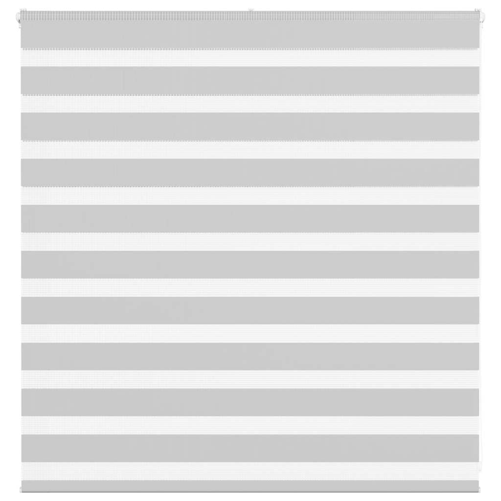 Vidaxl zebra rolgordijn 150x100 cm stofbreedte 145,9 cm lichtgrijs