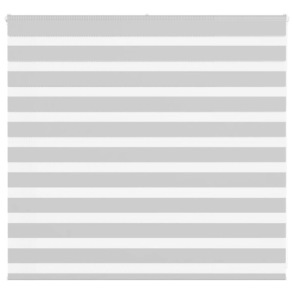 VidaXL Zebra-Rollo 155 x 100 cm, Stoffbreite 150,9 cm, hellgrau
