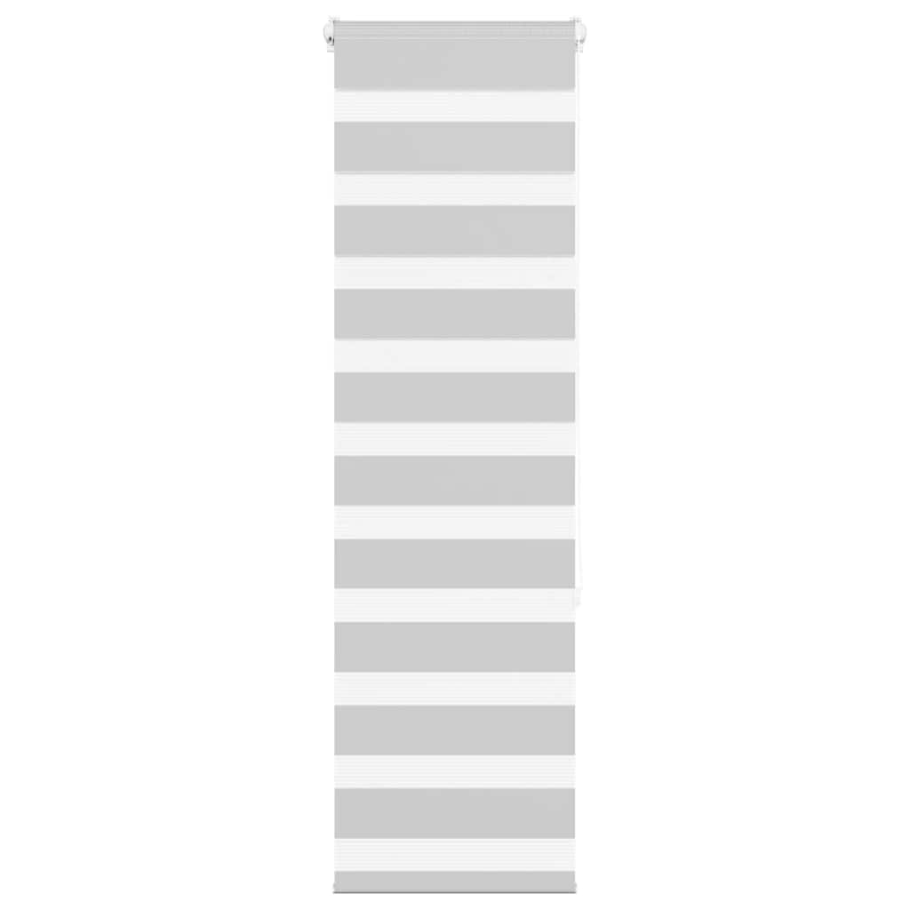 VidaXL Zebra-Rollo 40 x 150 cm, Stoffbreite 35,9 cm, hellgrau