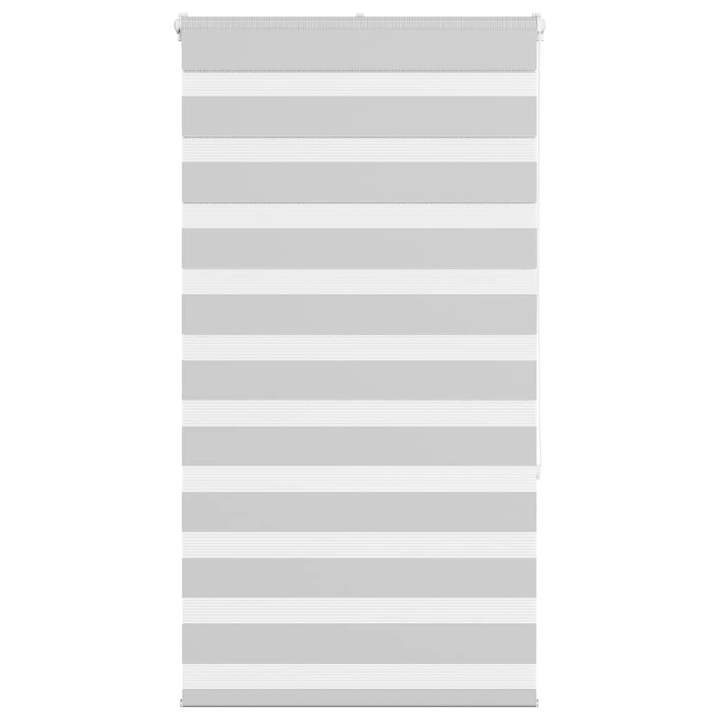 VidaXL Zebra-Rollo 75 x 150 cm, Stoffbreite 70,9 cm, hellgrau