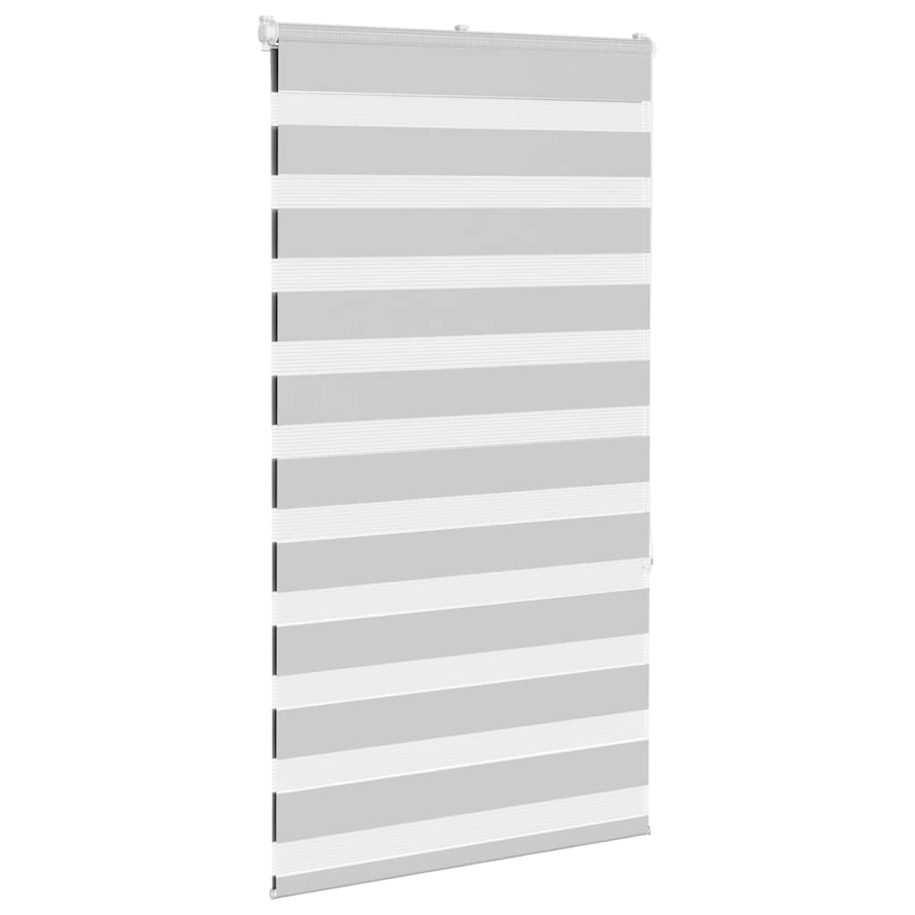 VidaXL Zebra-Rollo 75 x 150 cm, Stoffbreite 70,9 cm, hellgrau