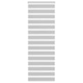 Vidaxl zebra rolgordijn 70x200 cm stofbreedte 65,9 cm lichtgrijs