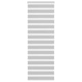 Vidaxl zebra rolgordijn 75x200 cm stofbreedte 70,9 cm lichtgrijs