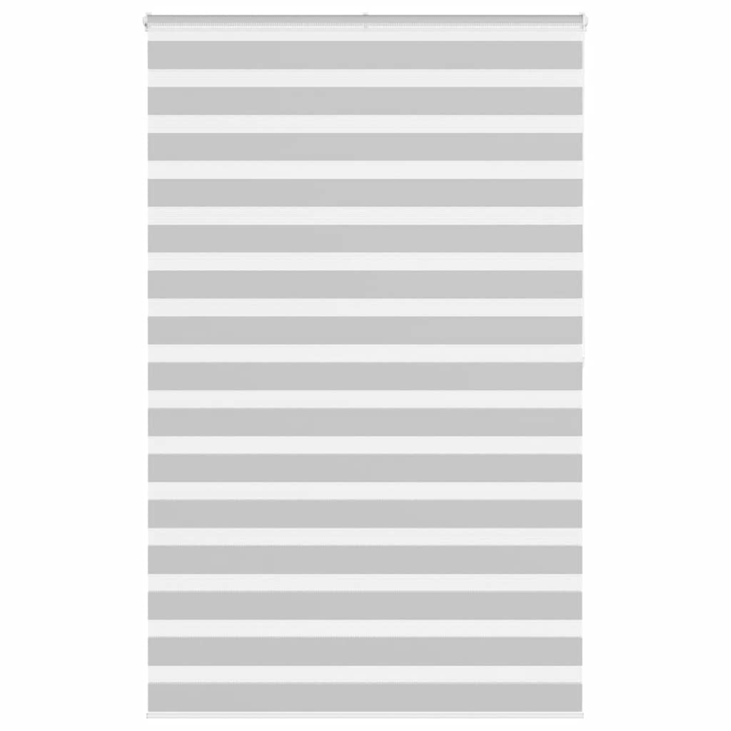 VidaXL Zebra-Rollo 145 x 200 cm, Stoffbreite 140,9 cm, hellgrau
