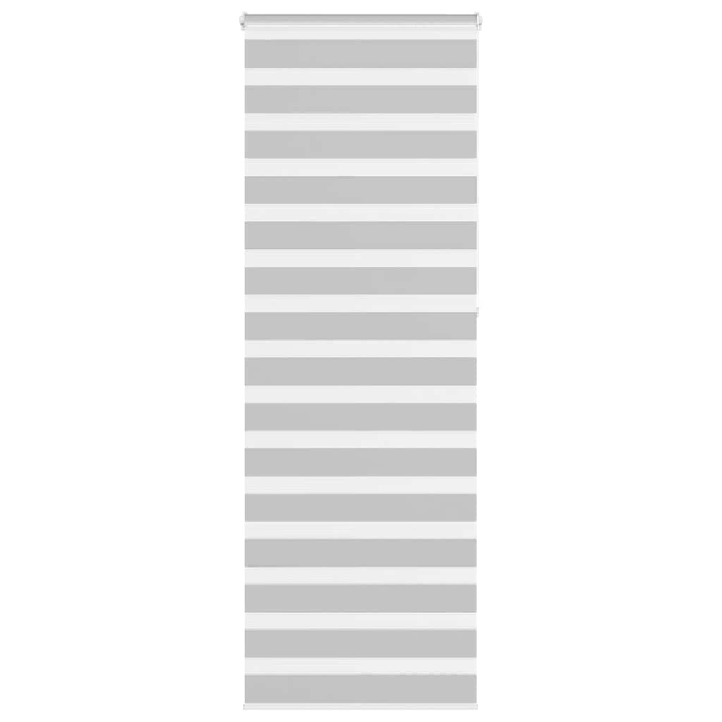 VidaXL Zebra-Rollo 85 x 230 cm, Stoffbreite 80,9 cm, hellgrau