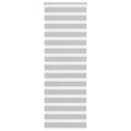 Vidaxl zebra rolgordijn 90x230 cm stofbreedte 85,9 cm lichtgrijs