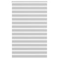 Vidaxl zebra rolgordijn 145x230 cm stofbreedte 140,9 cm lichtgrijs