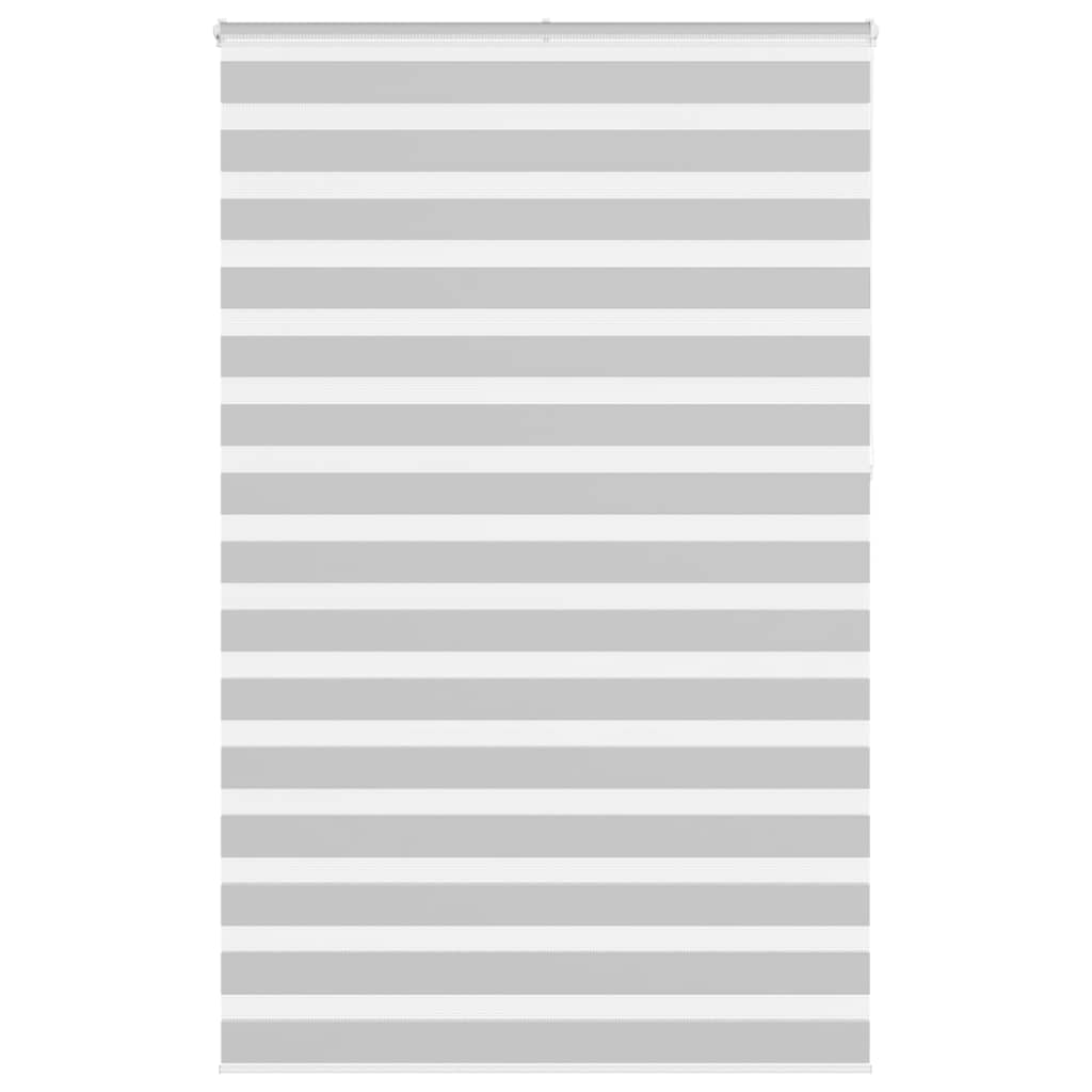 VidaXL Zebra-Rollo 145 x 230 cm, Stoffbreite 140,9 cm, hellgrau