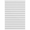 Vidaxl zebra rolgordijn 155x230 cm stofbreedte 150,9 cm lichtgrijs