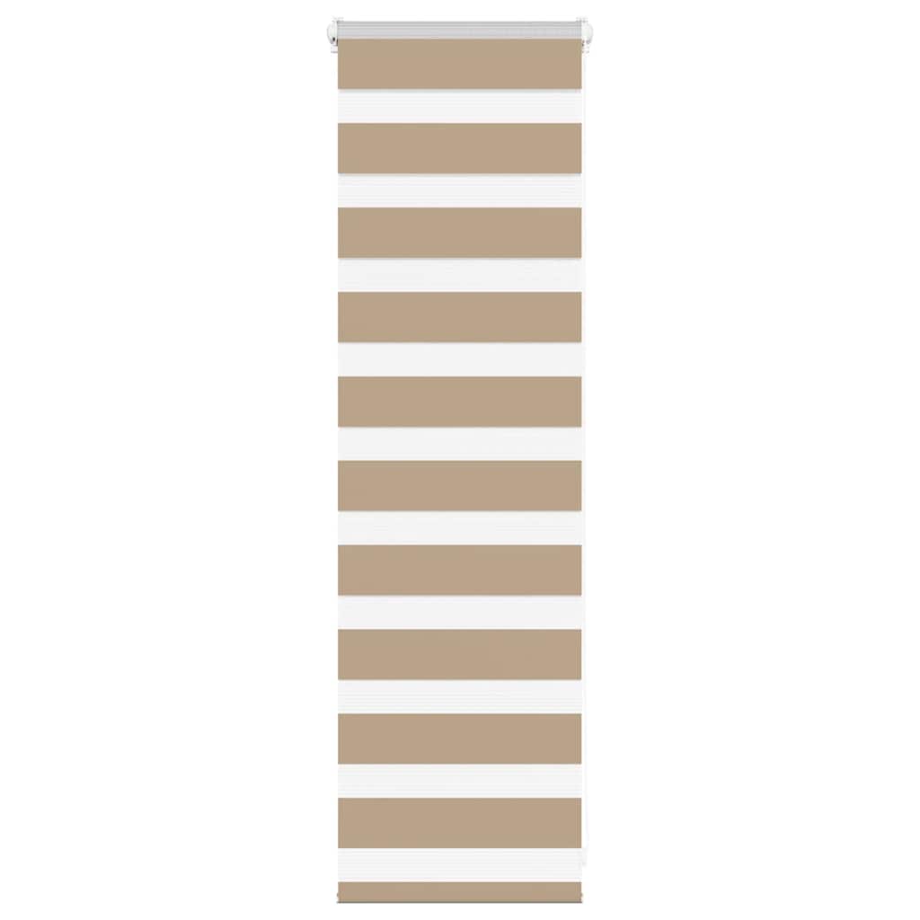 Vidaxl zebrajaloezie 40x100 cm stofbreedte 35,9 cm polyester zandbruin